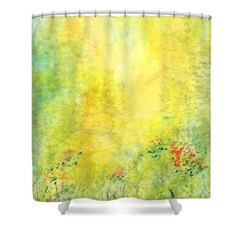A Bath of Love's Light - Shower Curtain