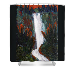 A Dream of Plunging Beauty - Shower Curtain
