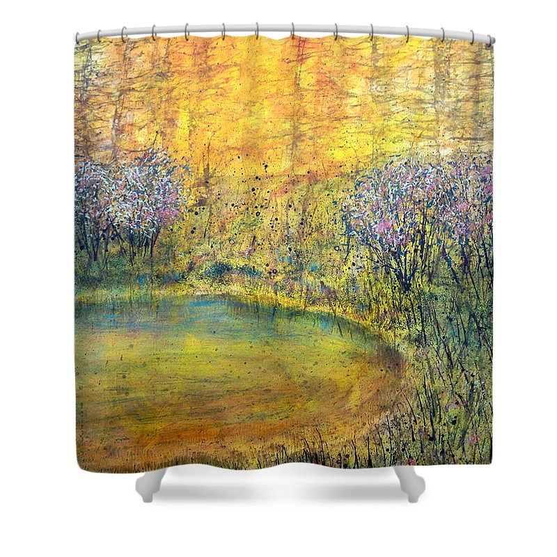 A Time and Place to Simply Be - Shower Curtain