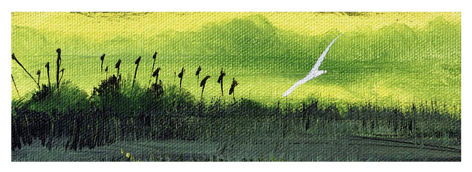 Beside an Inland Sea - Yoga Mat