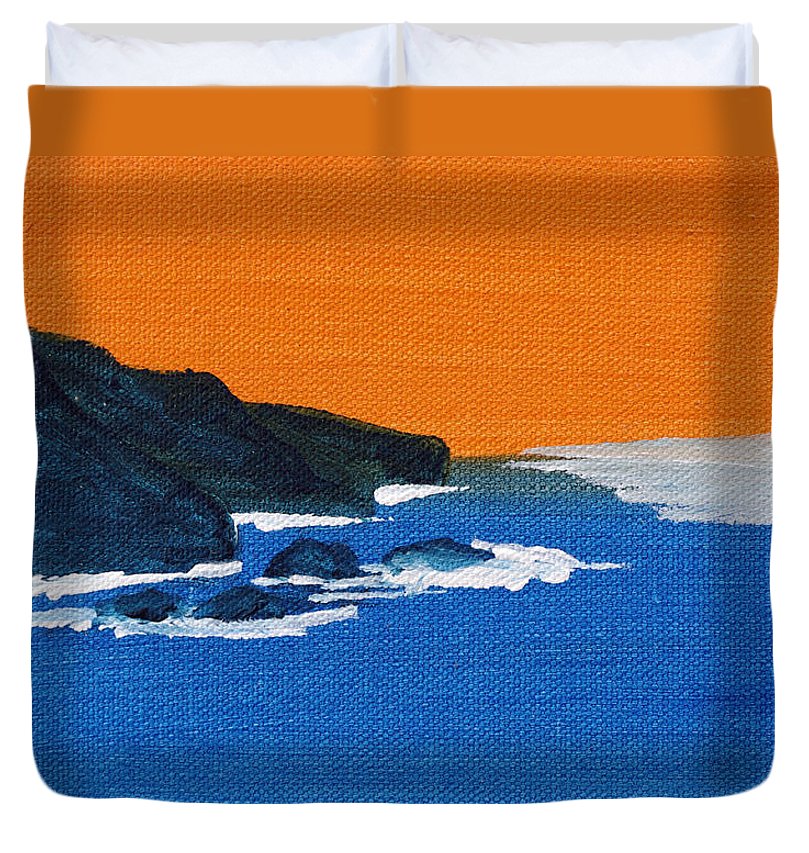 Big Sur Fogbank - Duvet Cover