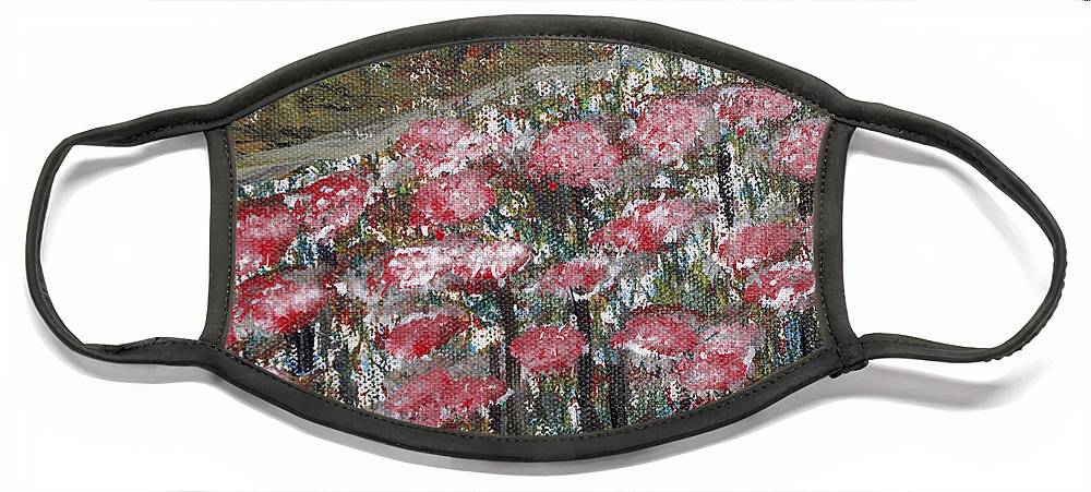 Blossoms in Water - Face Mask