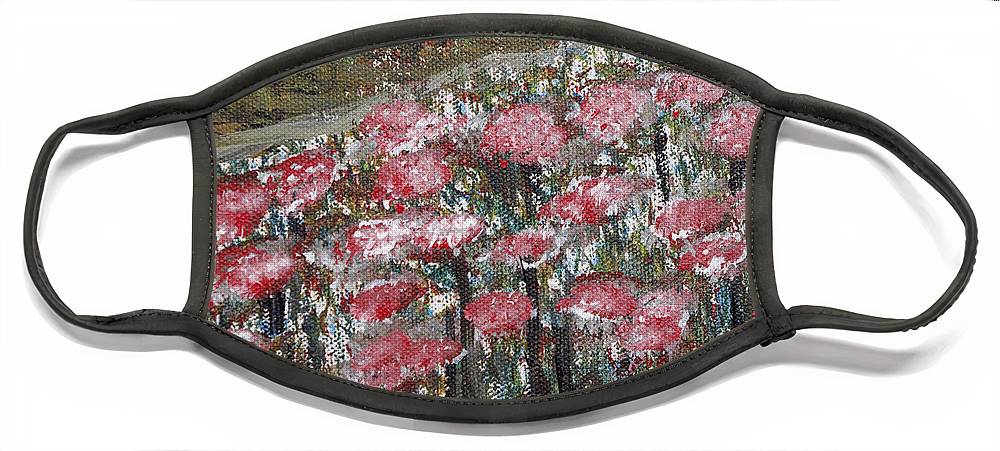 Blossoms in Water - Face Mask