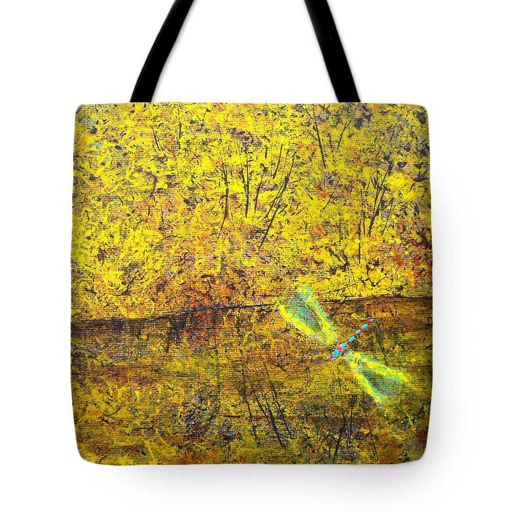 Dragonfly Above Water - Tote Bag
