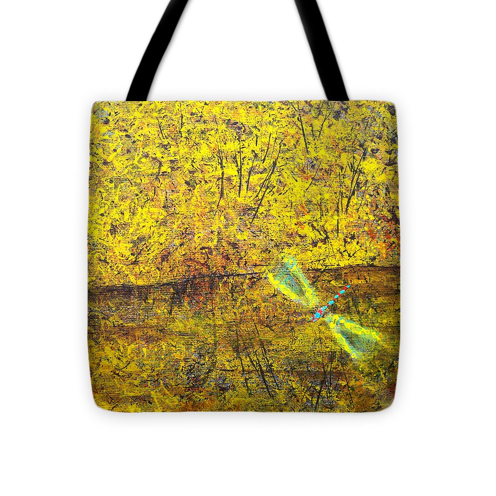 Dragonfly Above Water - Tote Bag