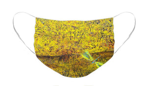 Dragonfly Above Water - Face Mask