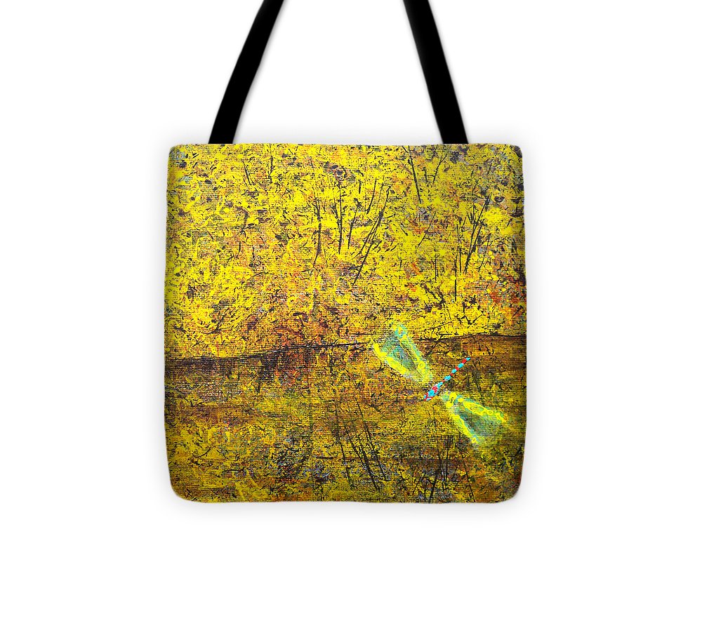 Dragonfly Above Water - Tote Bag