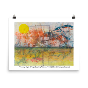 28 Wings Bearing Witness 18x24 Poster