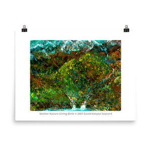 Mother Nature Giving Birth 18" x 24" Poster