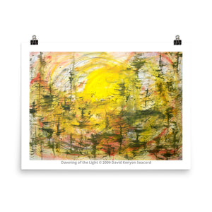 Dawning of the Light 18" x 24" Poster