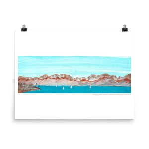 Sailing Lake Havasu 18" x 24" Poster