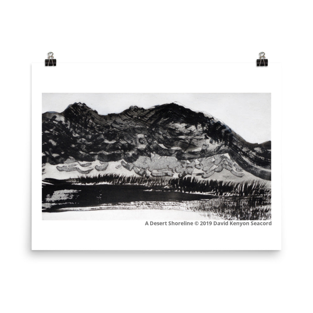 A Desert Shoreline 18" x 24" Poster