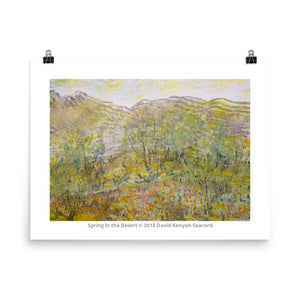 Spring in the Desert 18" x 24" Poster