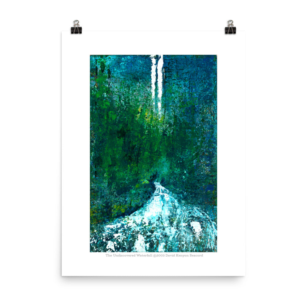 The Undiscovered Waterfall 18" x 24" Poster