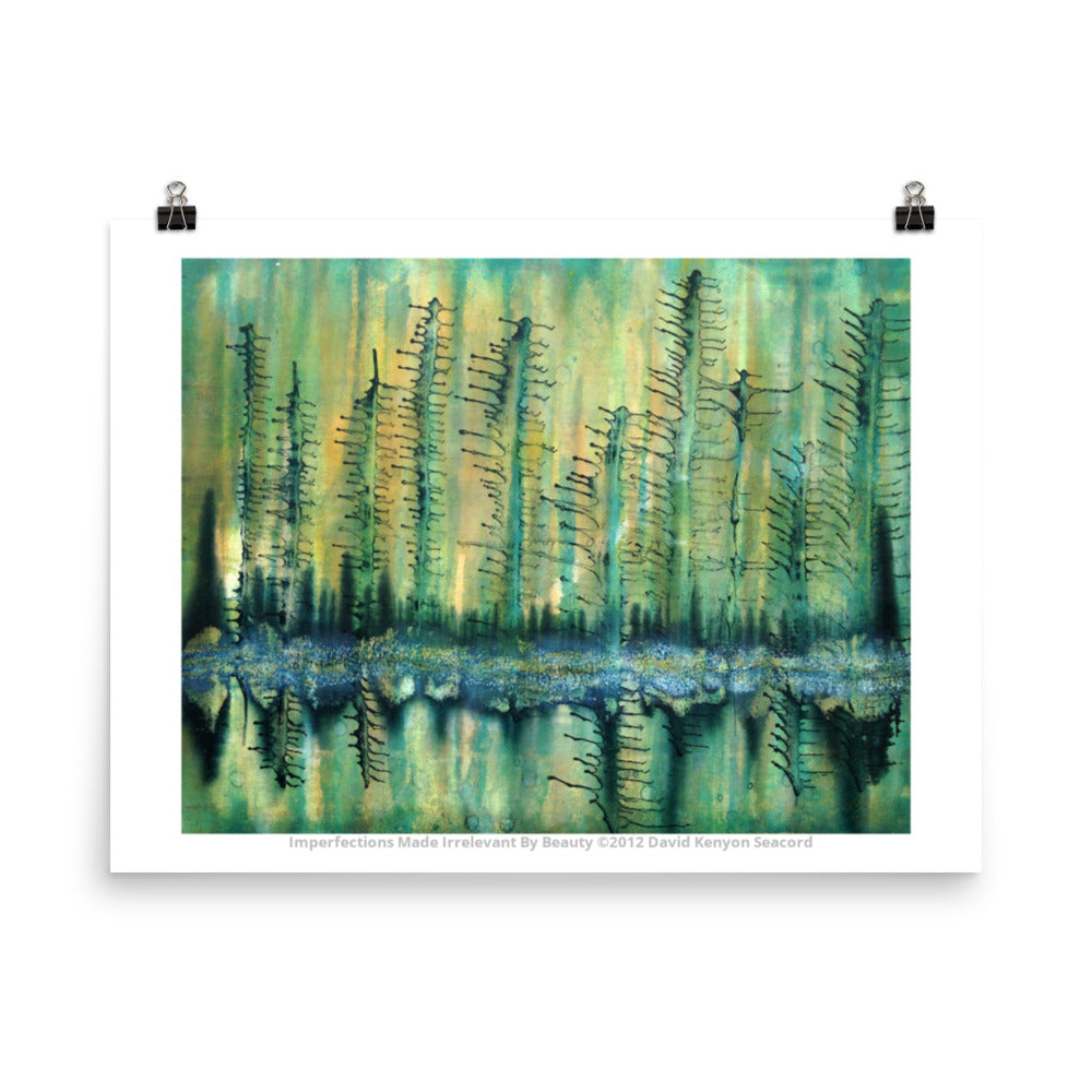 Imperfections Made Irrelevant By Beauty 18" x 24" Poster
