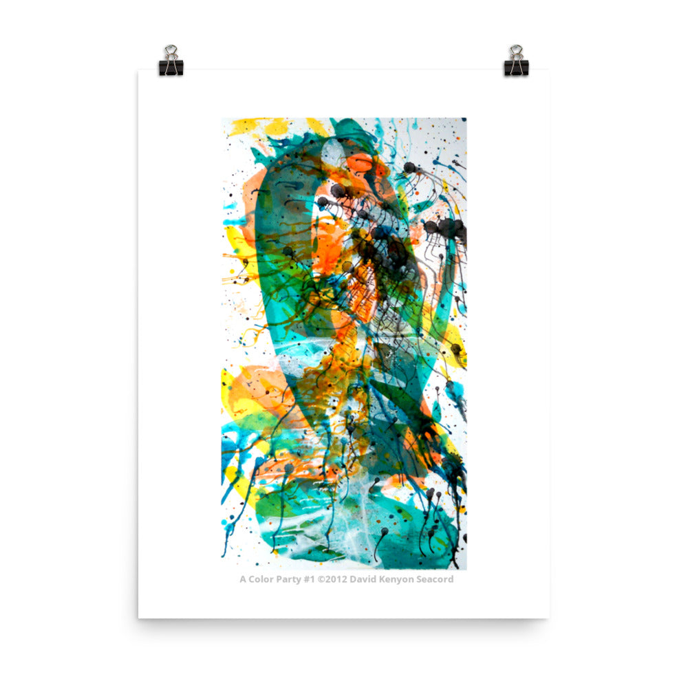 A Color Party #1 18" x 24" Poster