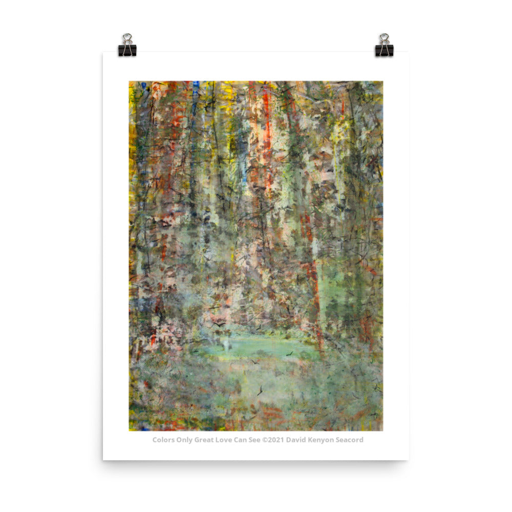 Colors Only Great Love Can See 18" x 24" Poster