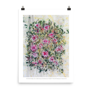 At the Peak of a Glorious Existence 18" x 24" Poster