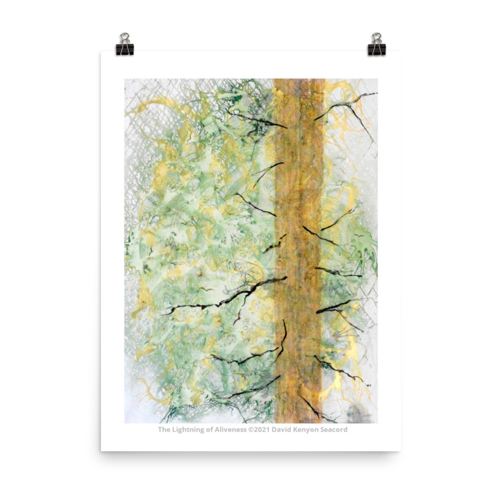 The Lightning of Aliveness 18" x 24" Poster