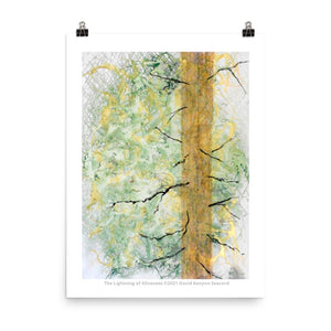 The Lightning of Aliveness 18" x 24" Poster