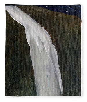 Falling Water at Night - Blanket