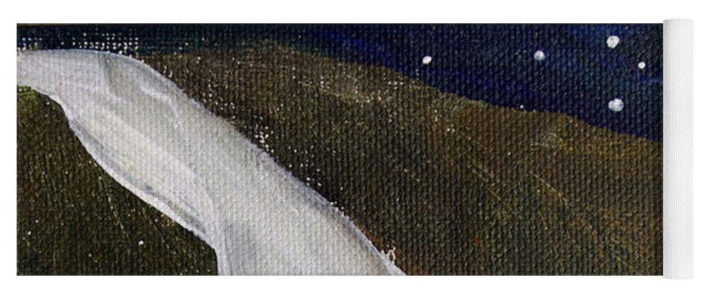 Falling Water at Night - Yoga Mat