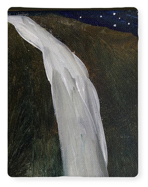 Falling Water at Night - Blanket