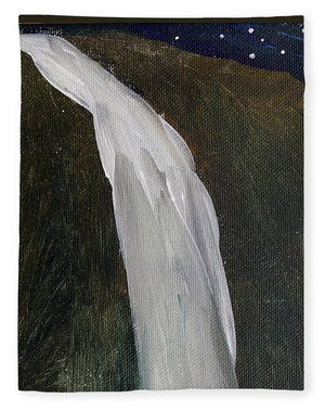 Falling Water at Night - Blanket