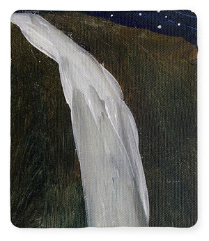 Falling Water at Night - Blanket