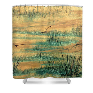Freedom on the Wing - Shower Curtain