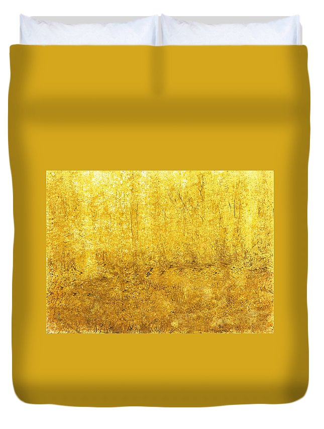 Golden Quiet Presence - Duvet Cover