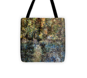 Quiet Sunset Time in the Woods - Tote Bag