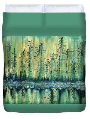 Imperfections Made Irrelevant By Beauty - Duvet Cover