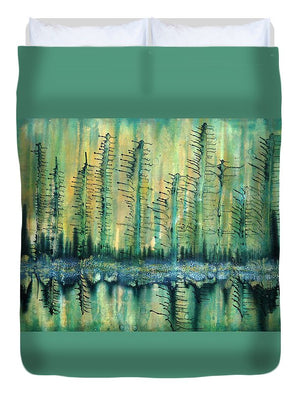 Imperfections Made Irrelevant By Beauty - Duvet Cover