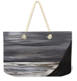 Moon Setting Over Big Sur - Weekender Tote Bag