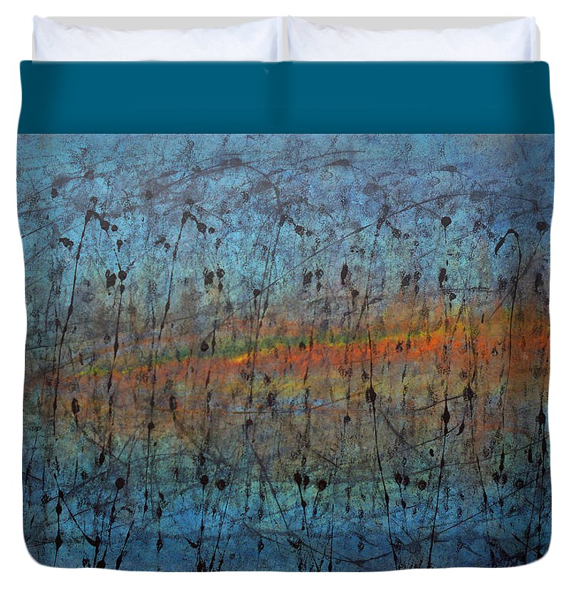 Rainbow in the Reeds - Duvet Cover