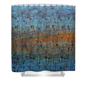 Rainbow in the Reeds - Shower Curtain
