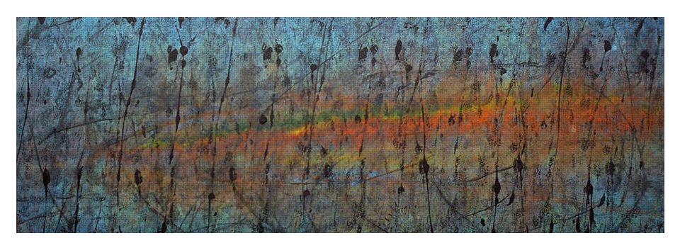 Rainbow in the Reeds - Yoga Mat