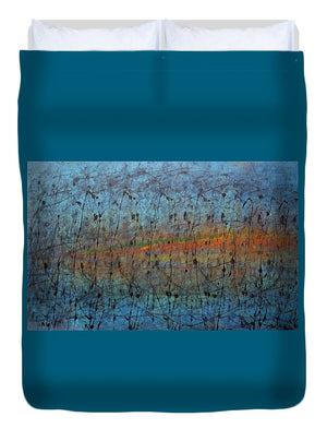 Rainbow in the Reeds - Duvet Cover