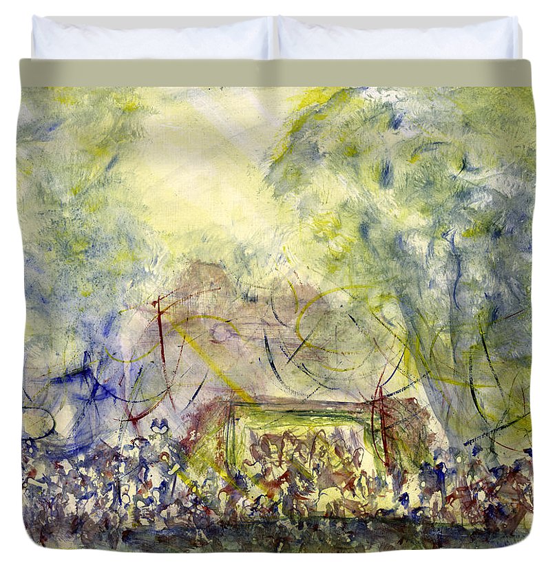 Revelry At Ashland Community Faire - Duvet Cover