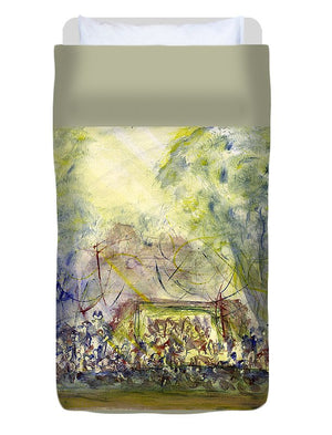 Revelry At Ashland Community Faire - Duvet Cover