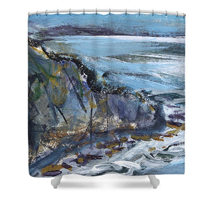 Sea Lion Rookery Big Sur - Shower Curtain