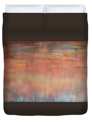 The Embrace of Two Dreamers - Duvet Cover