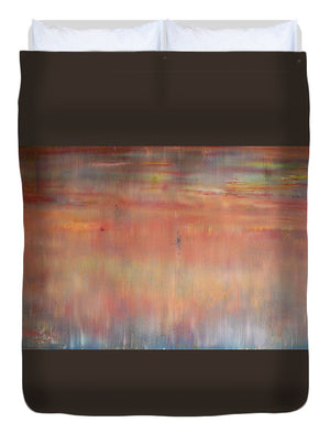 The Embrace of Two Dreamers - Duvet Cover