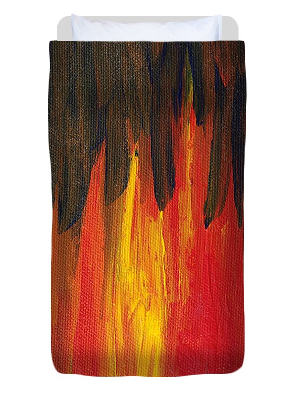 The Flames of Transformation - Duvet Cover