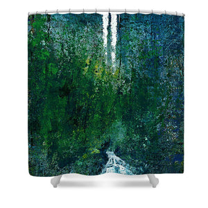 The Undiscovered Waterfall - Shower Curtain