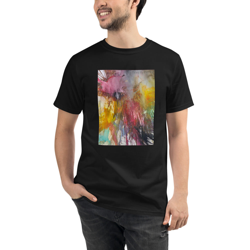 Unisex Organic T-Shirt: Art Title: Titles By Infinity