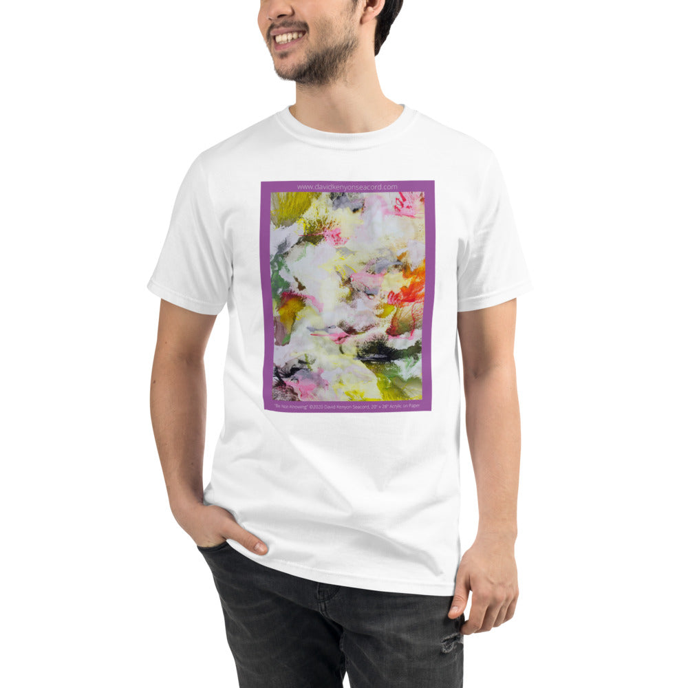 Unisex Organic T-Shirt: Art Title: Be Not-Knowing