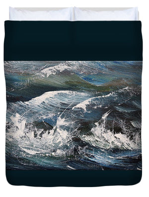 Whitecaps at Sea - Duvet Cover