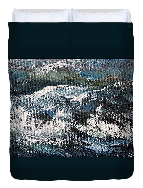 Whitecaps at Sea - Duvet Cover